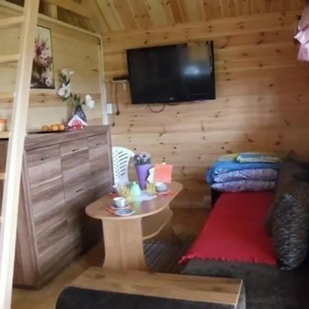 Gemuetliches Holzferienhaus Mit Grill Und Garten Rusinowo (Slawno)